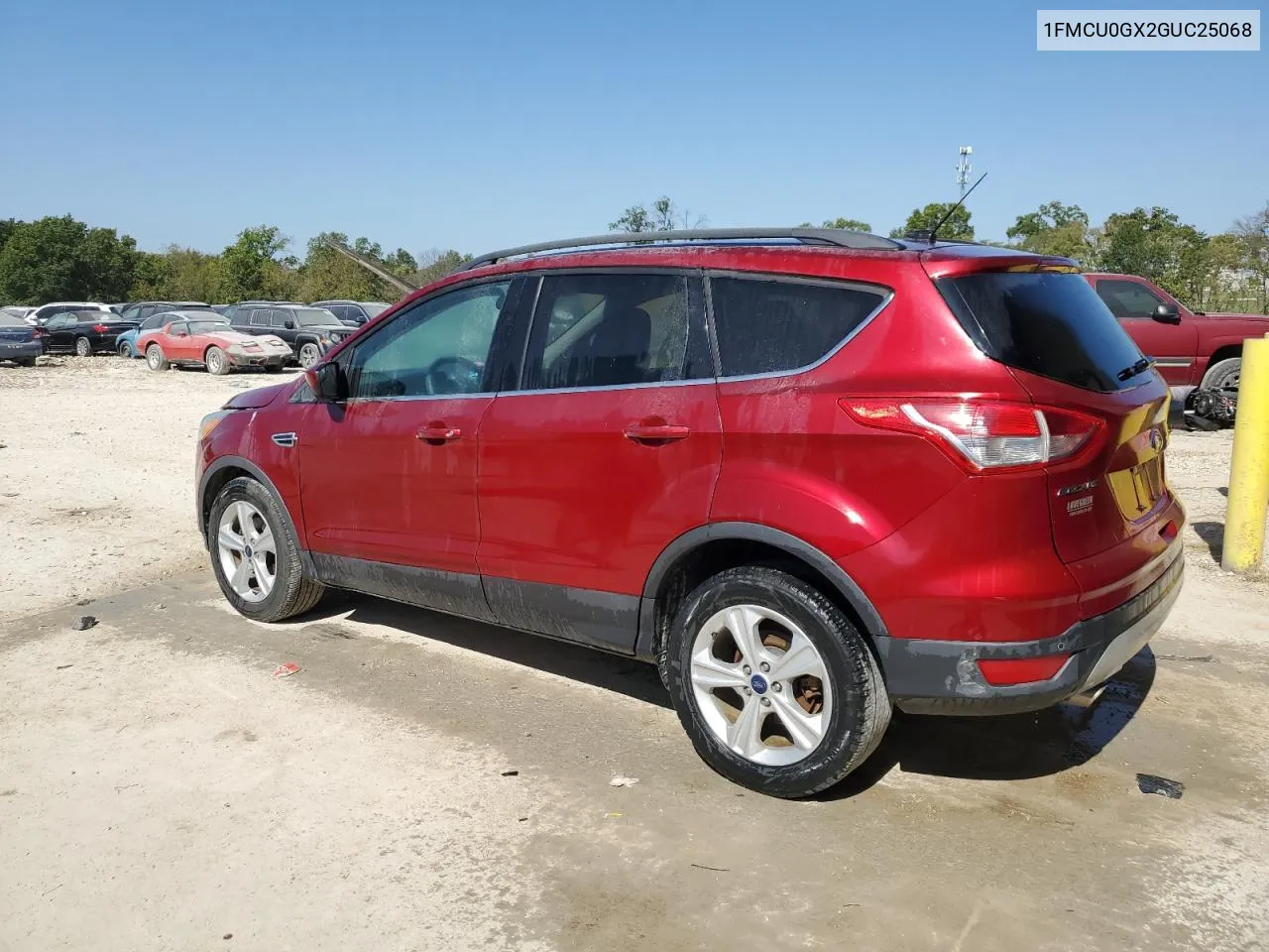 2016 Ford Escape Se VIN: 1FMCU0GX2GUC25068 Lot: 74040934