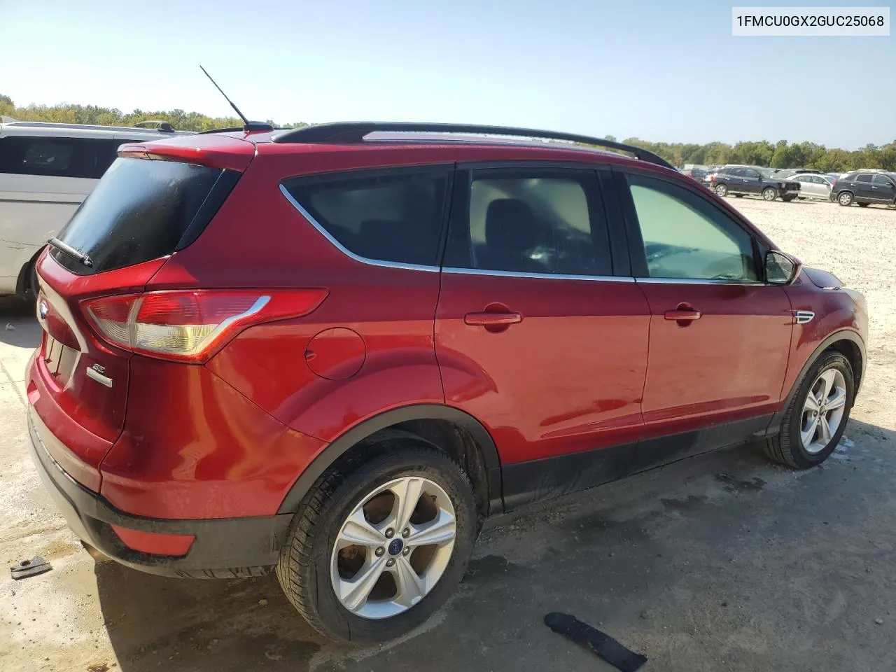 2016 Ford Escape Se VIN: 1FMCU0GX2GUC25068 Lot: 74040934