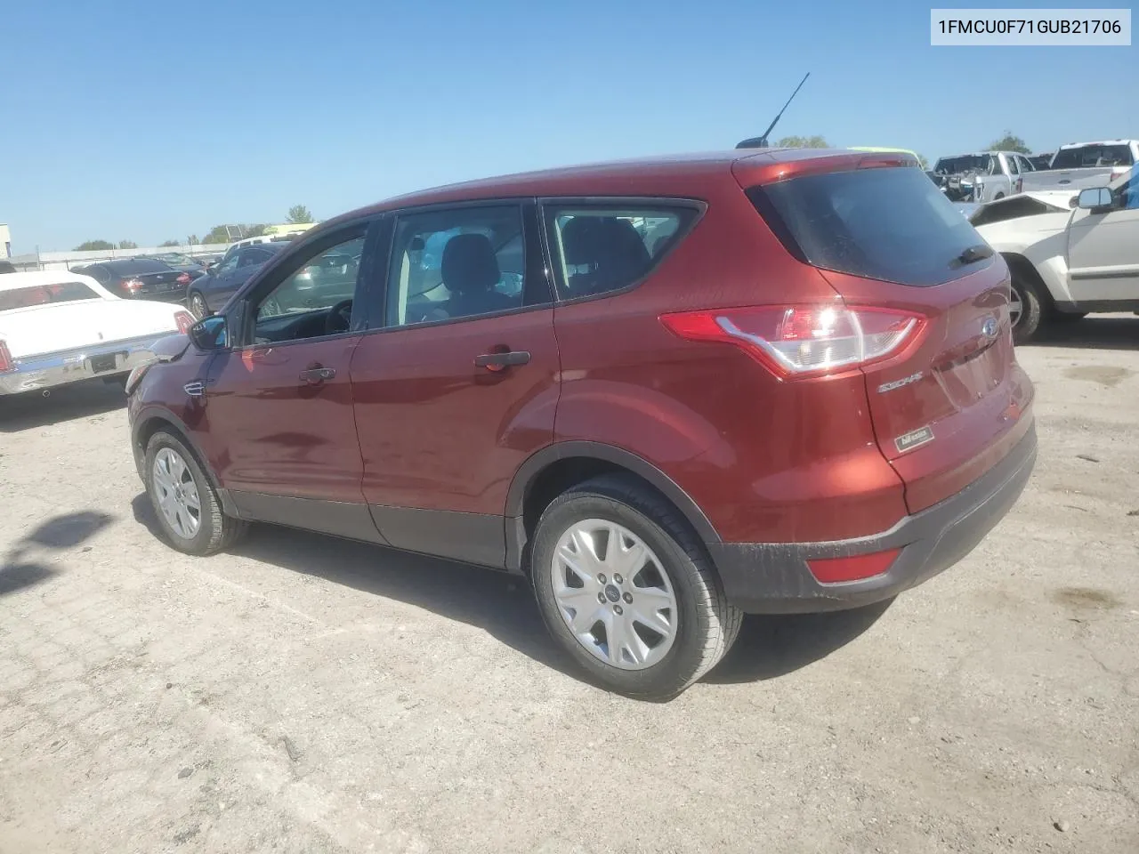 2016 Ford Escape S VIN: 1FMCU0F71GUB21706 Lot: 74114494