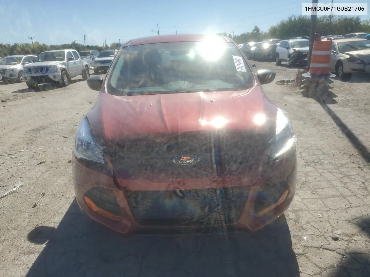 2016 Ford Escape S VIN: 1FMCU0F71GUB21706 Lot: 74114494