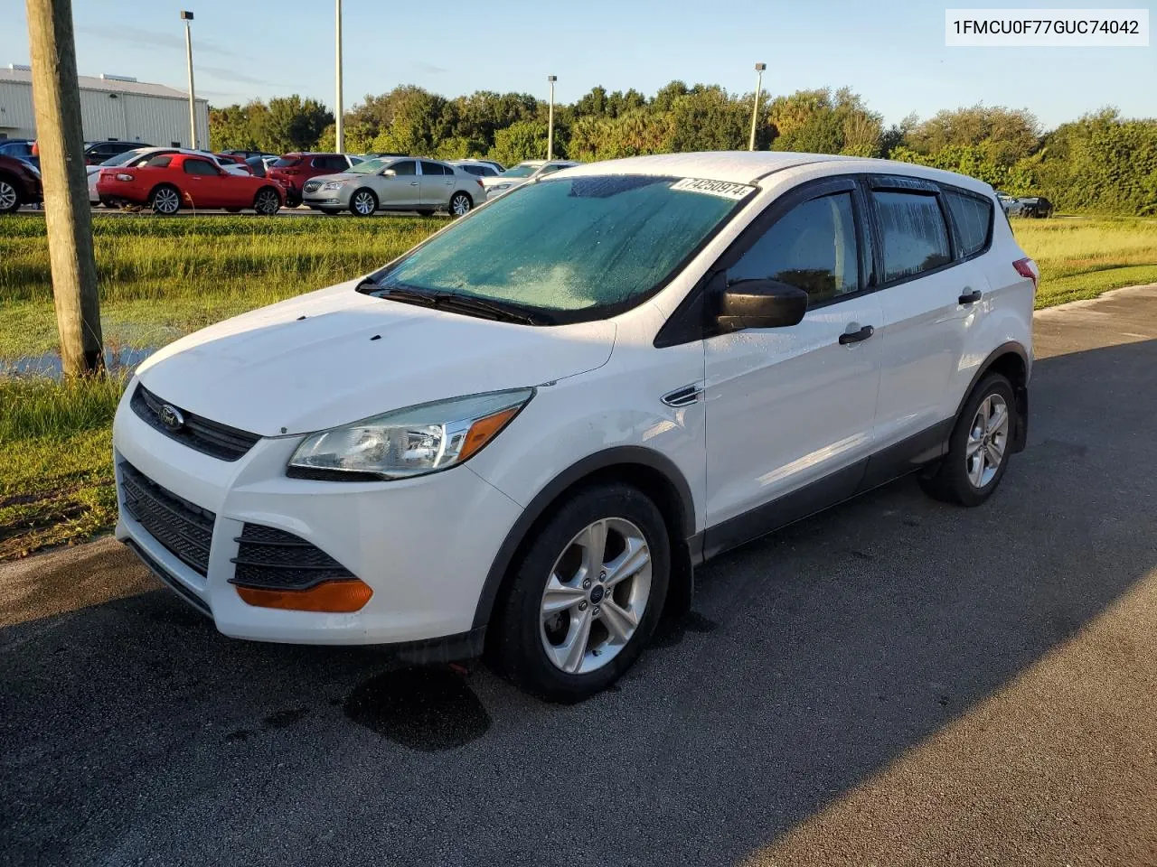 2016 Ford Escape S VIN: 1FMCU0F77GUC74042 Lot: 74250974