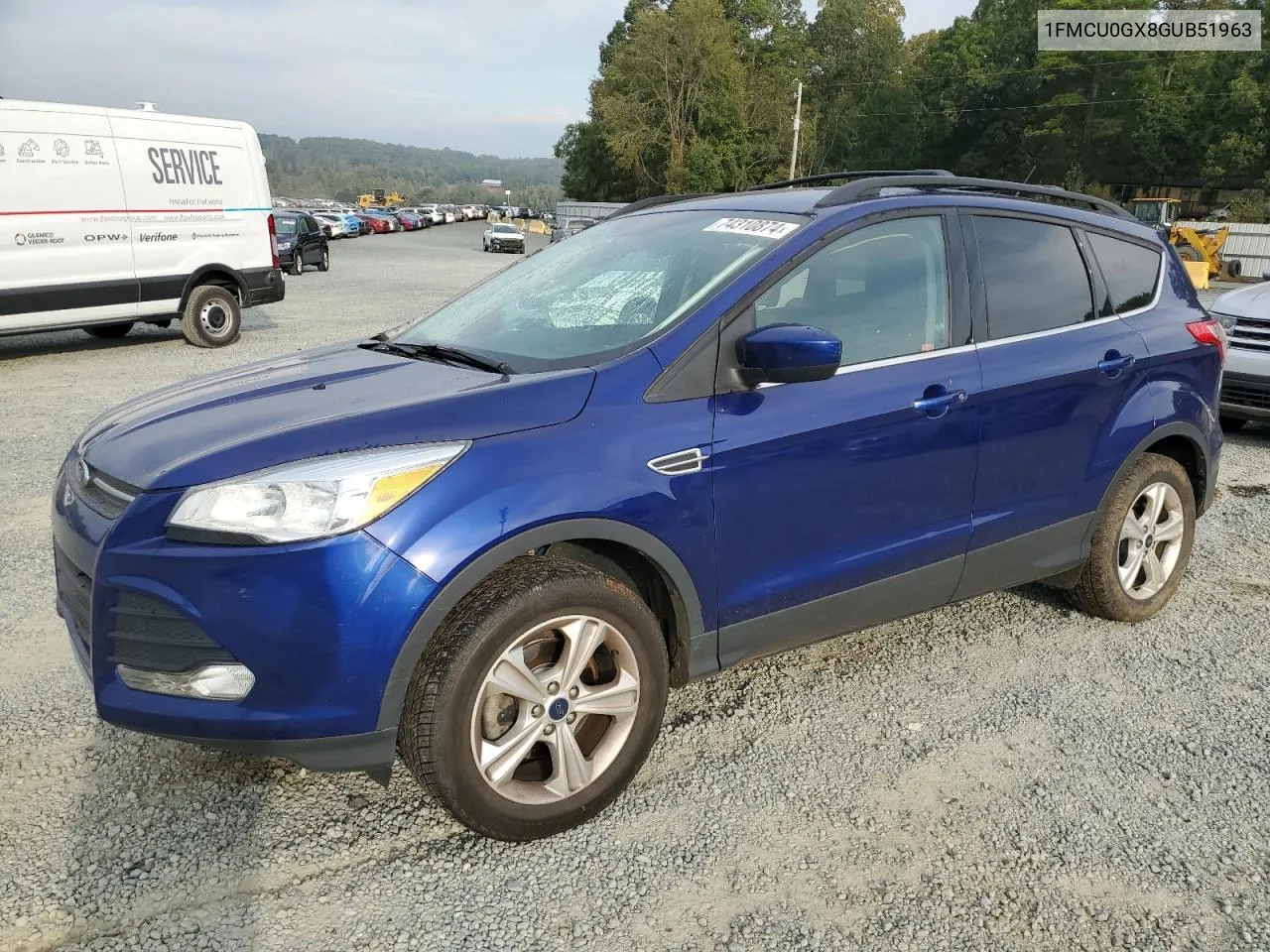 2016 Ford Escape Se VIN: 1FMCU0GX8GUB51963 Lot: 74310874