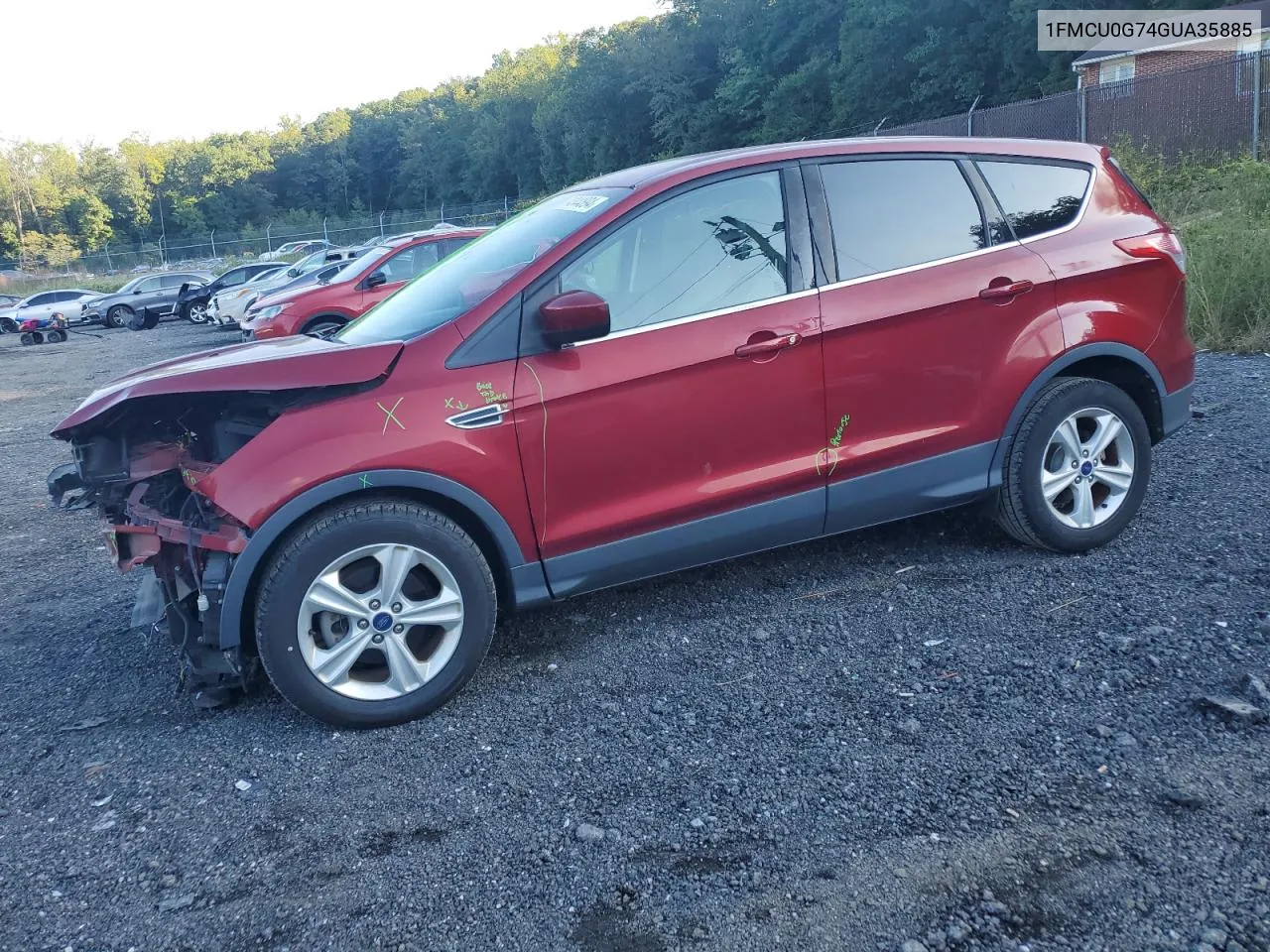 2016 Ford Escape Se VIN: 1FMCU0G74GUA35885 Lot: 74344894