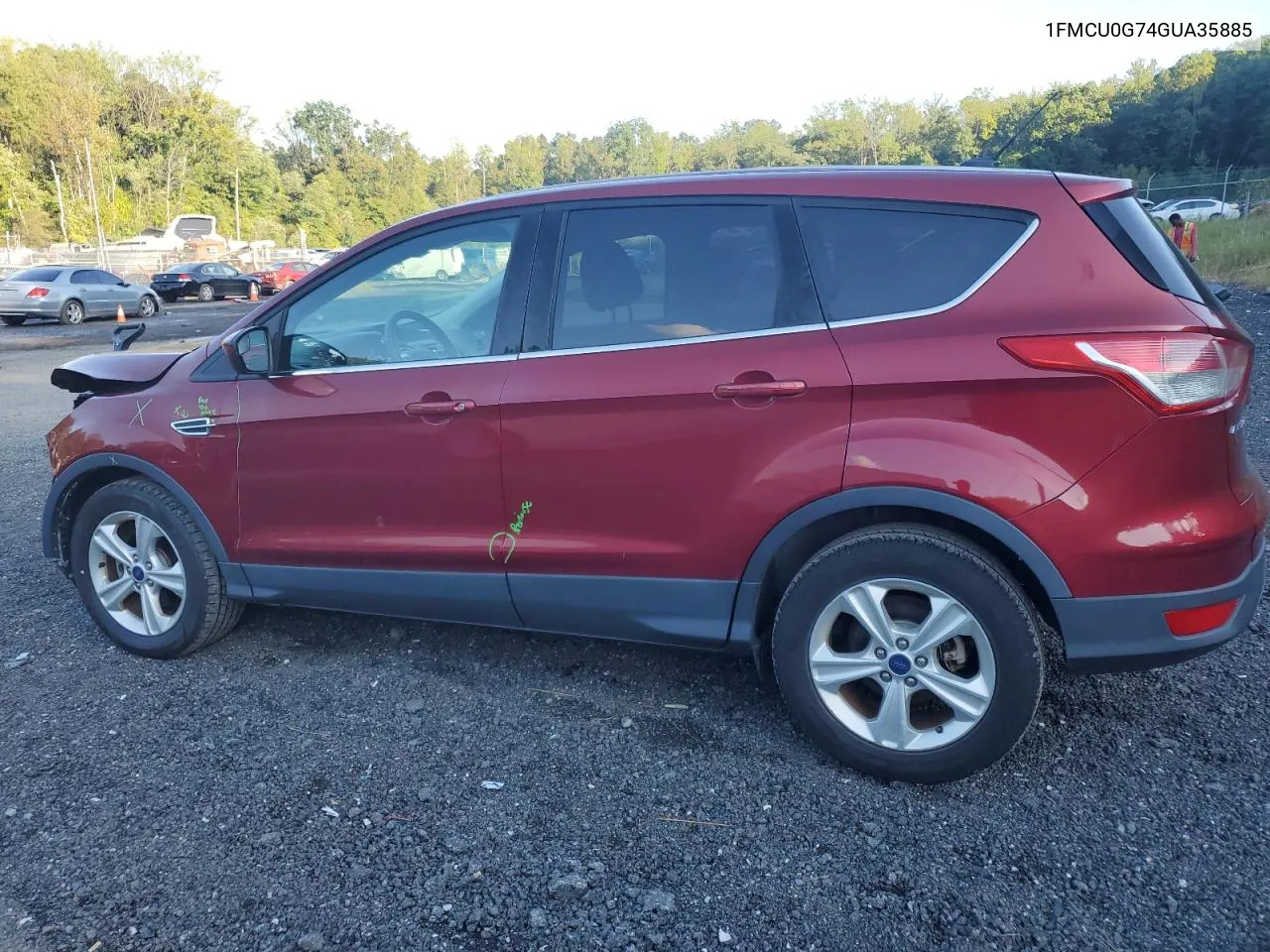 2016 Ford Escape Se VIN: 1FMCU0G74GUA35885 Lot: 74344894