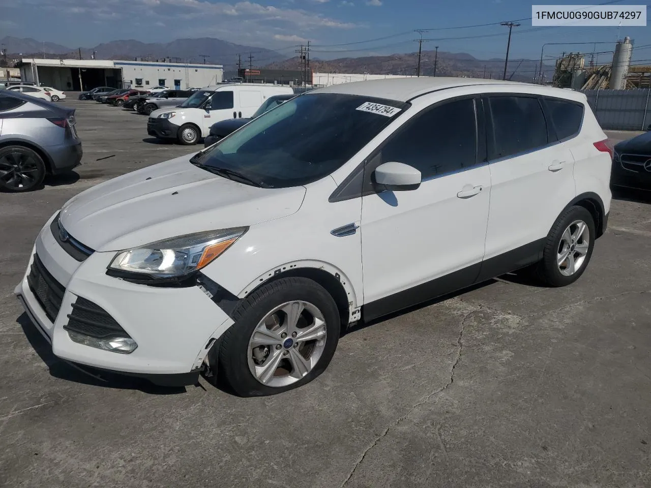 2016 Ford Escape Se VIN: 1FMCU0G90GUB74297 Lot: 74354794