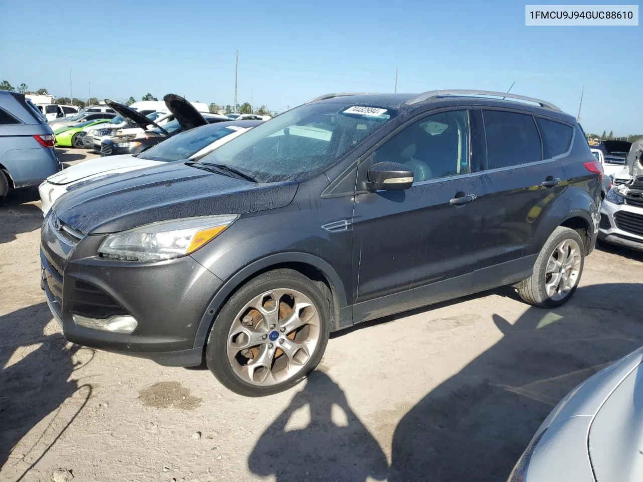 2016 Ford Escape Titanium VIN: 1FMCU9J94GUC88610 Lot: 74482994