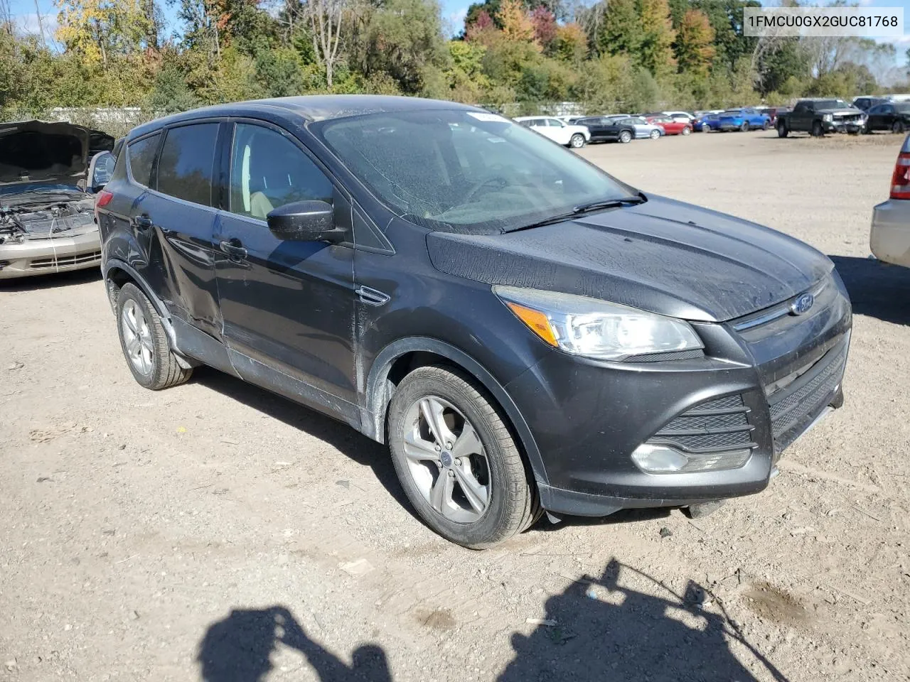 2016 Ford Escape Se VIN: 1FMCU0GX2GUC81768 Lot: 74520414