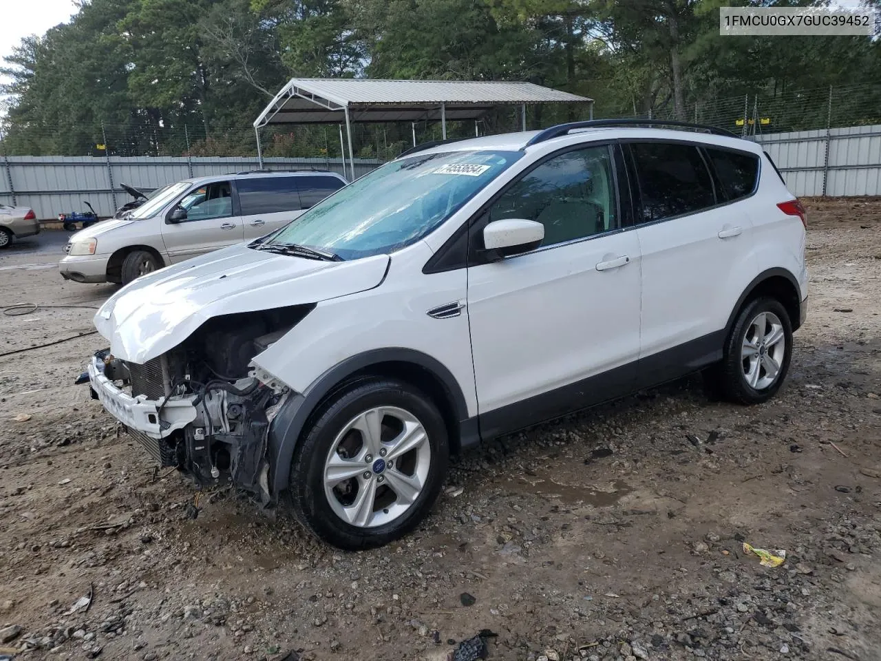 2016 Ford Escape Se VIN: 1FMCU0GX7GUC39452 Lot: 74553654