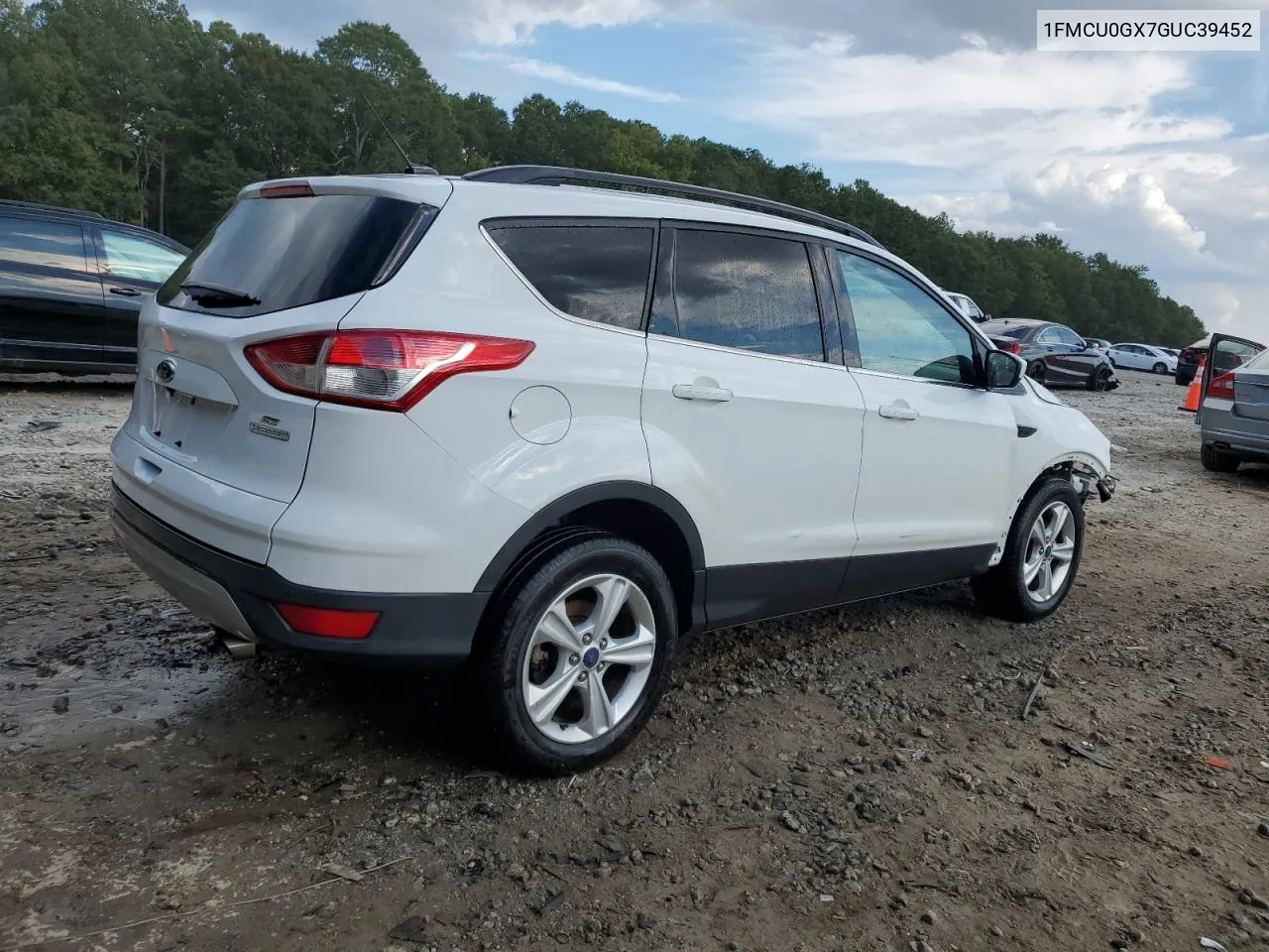 2016 Ford Escape Se VIN: 1FMCU0GX7GUC39452 Lot: 74553654