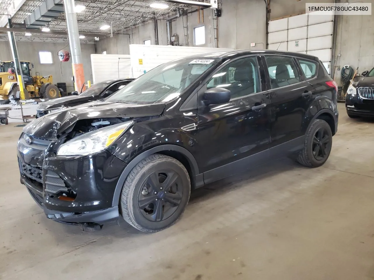 2016 Ford Escape S VIN: 1FMCU0F78GUC43480 Lot: 74574334