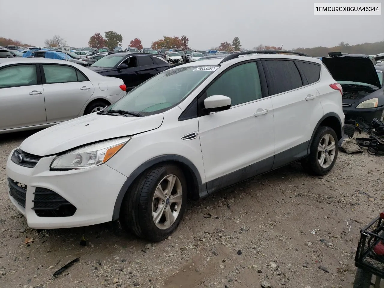 2016 Ford Escape Se VIN: 1FMCU9GX8GUA46344 Lot: 74653294