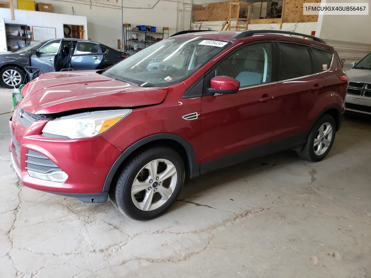 2016 Ford Escape Se VIN: 1FMCU9GX4GUB56467 Lot: 74928434