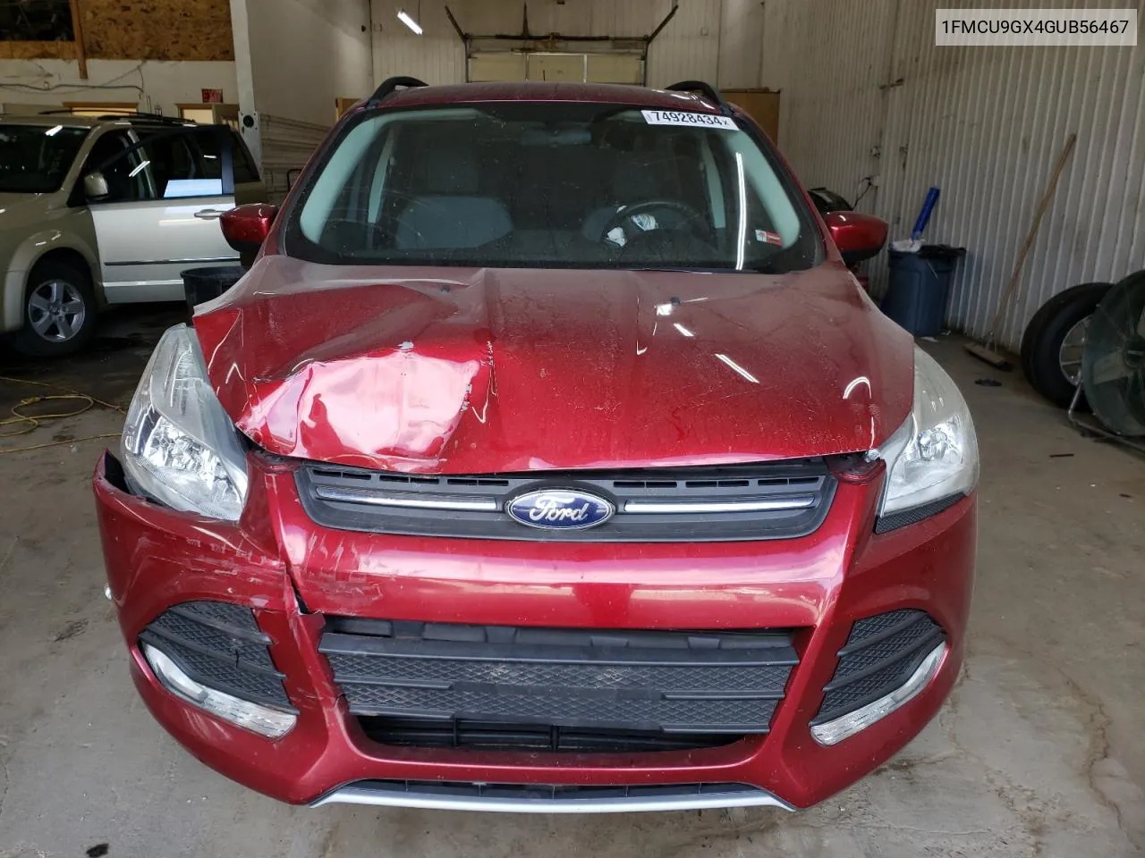 2016 Ford Escape Se VIN: 1FMCU9GX4GUB56467 Lot: 74928434