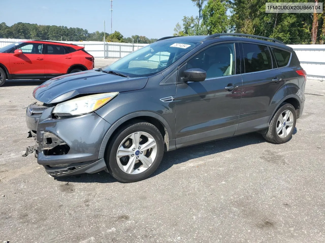 2016 Ford Escape Se VIN: 1FMCU0GX2GUB66104 Lot: 75014094