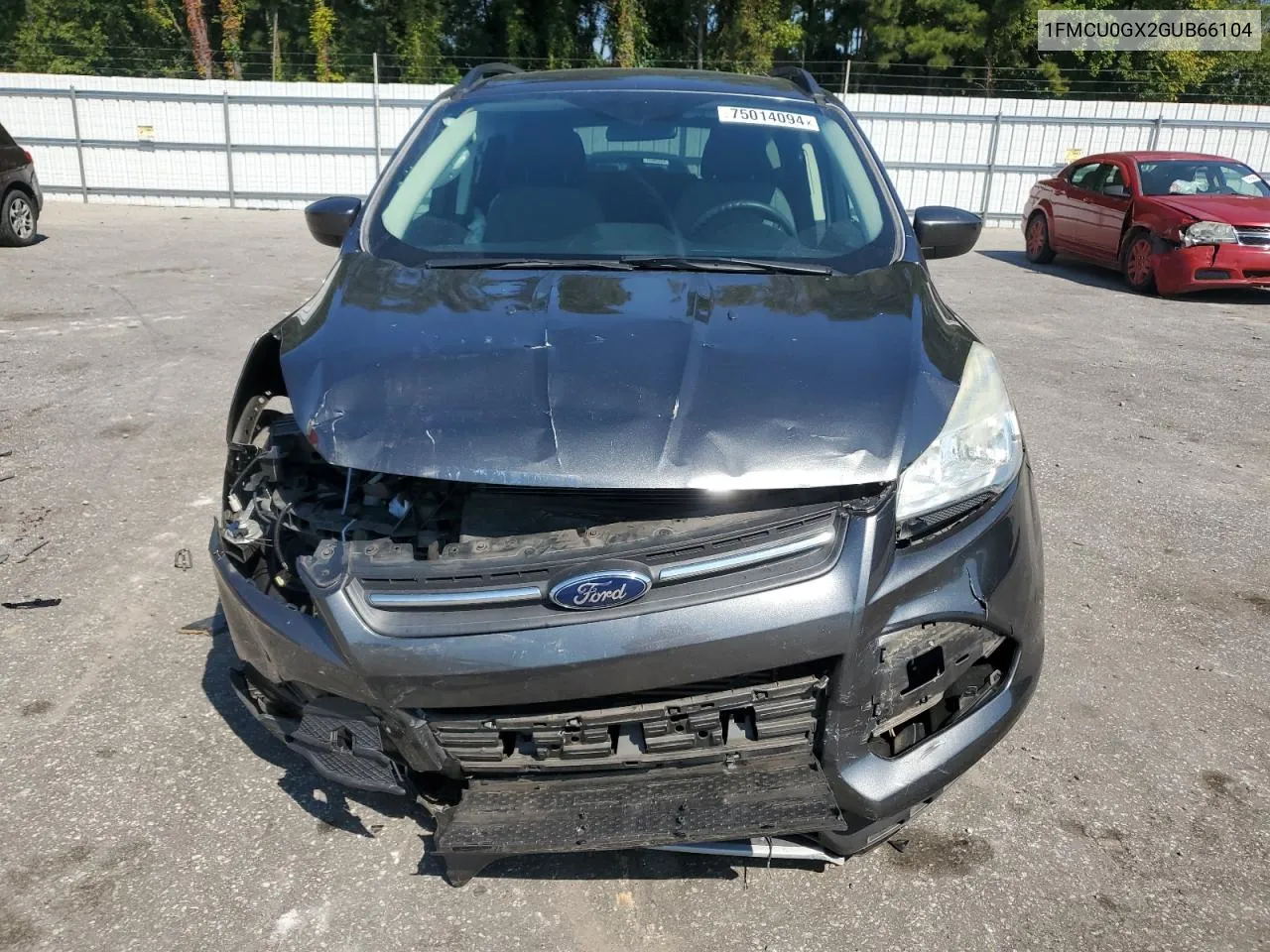 2016 Ford Escape Se VIN: 1FMCU0GX2GUB66104 Lot: 75014094