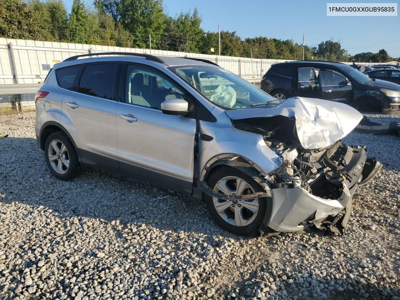 2016 Ford Escape Se VIN: 1FMCU0GXXGUB95835 Lot: 75080464