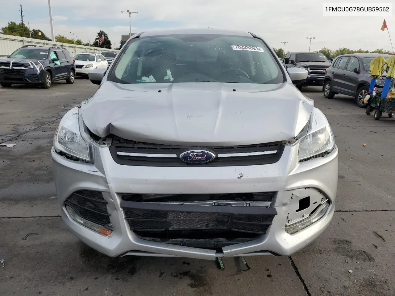 2016 Ford Escape Se VIN: 1FMCU0G78GUB59562 Lot: 75229384