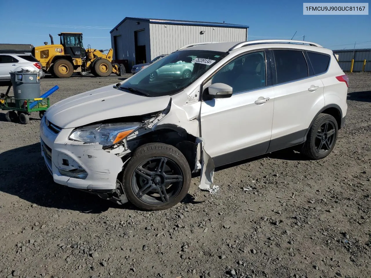 2016 Ford Escape Titanium VIN: 1FMCU9J90GUC81167 Lot: 75239134