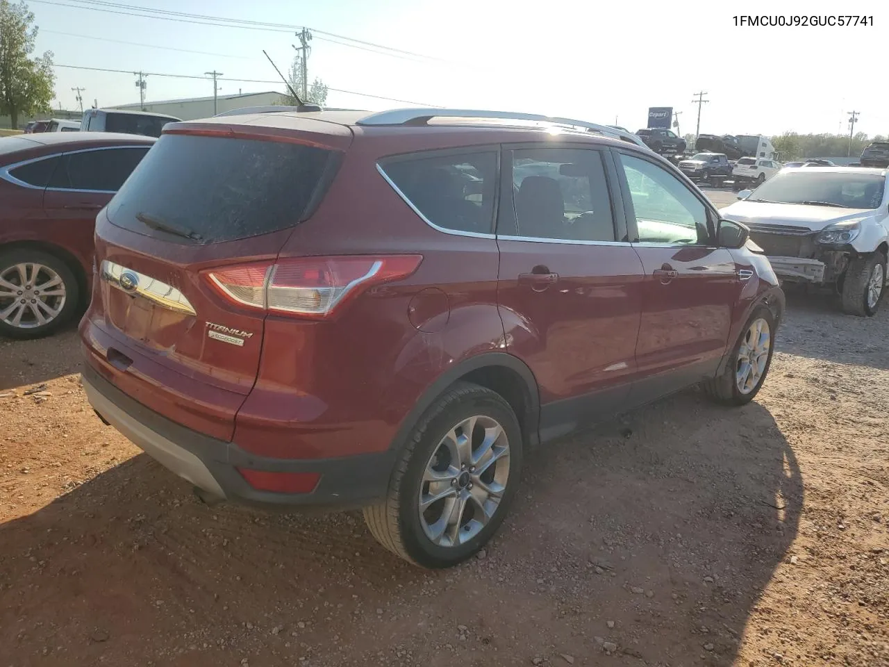 2016 Ford Escape Titanium VIN: 1FMCU0J92GUC57741 Lot: 75272464