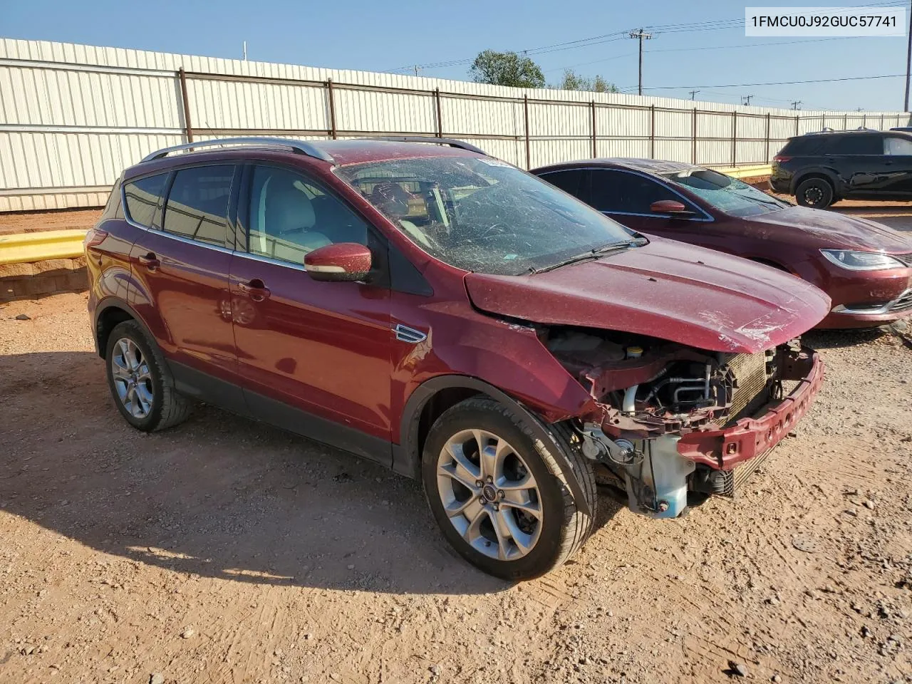 2016 Ford Escape Titanium VIN: 1FMCU0J92GUC57741 Lot: 75272464