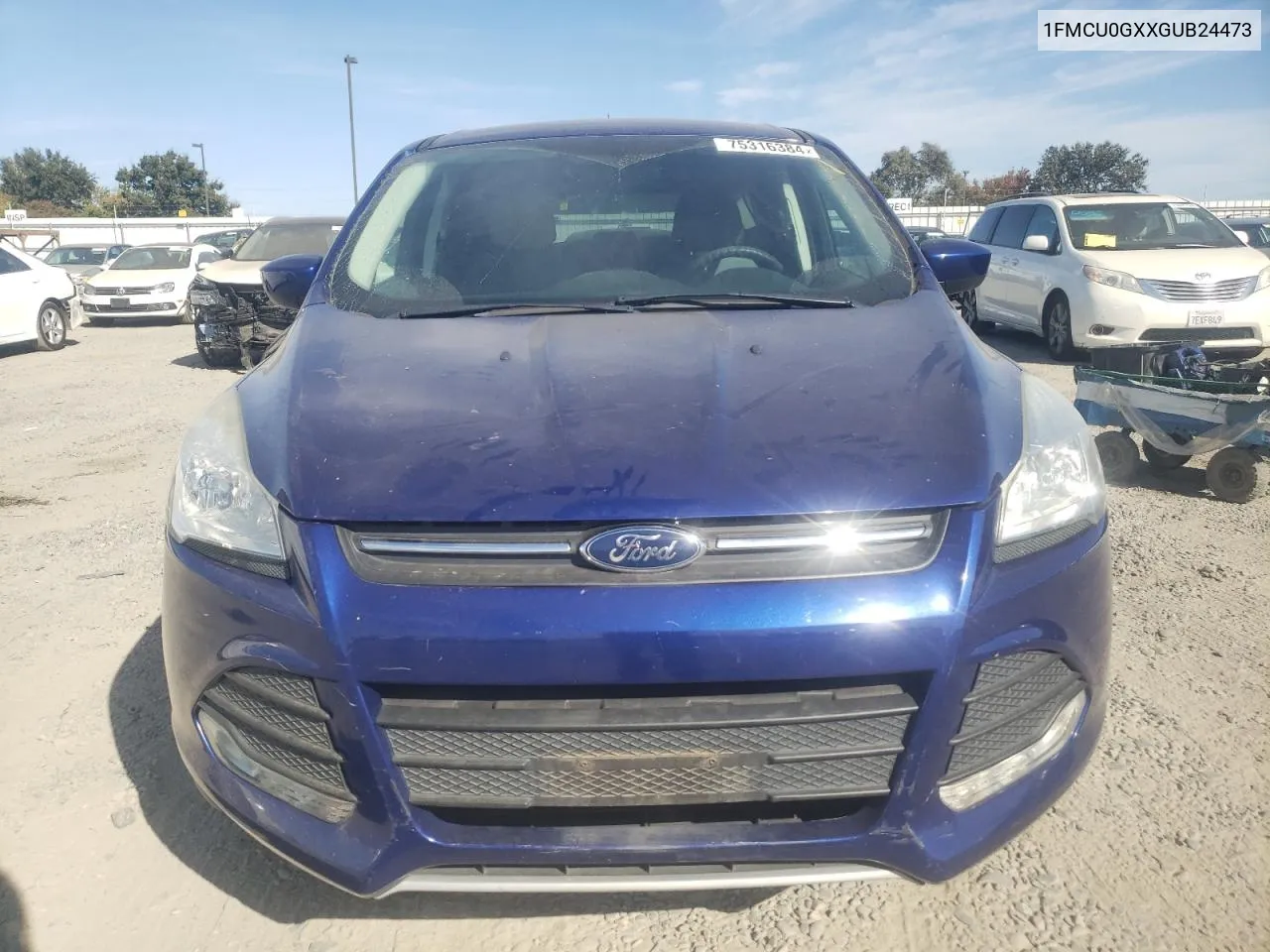 2016 Ford Escape Se VIN: 1FMCU0GXXGUB24473 Lot: 75316384