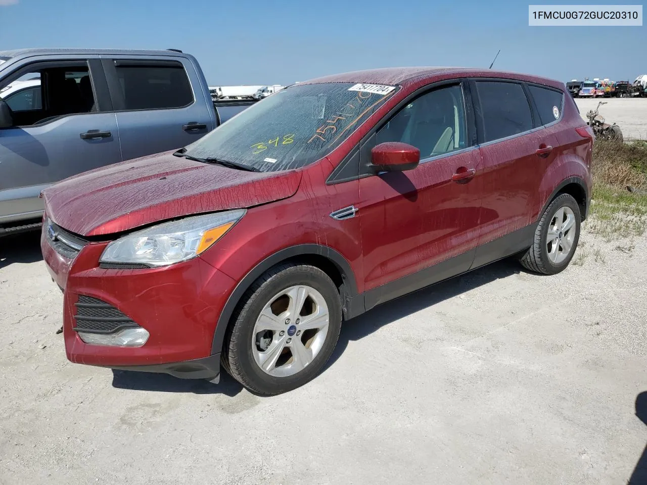 2016 Ford Escape Se VIN: 1FMCU0G72GUC20310 Lot: 75417704