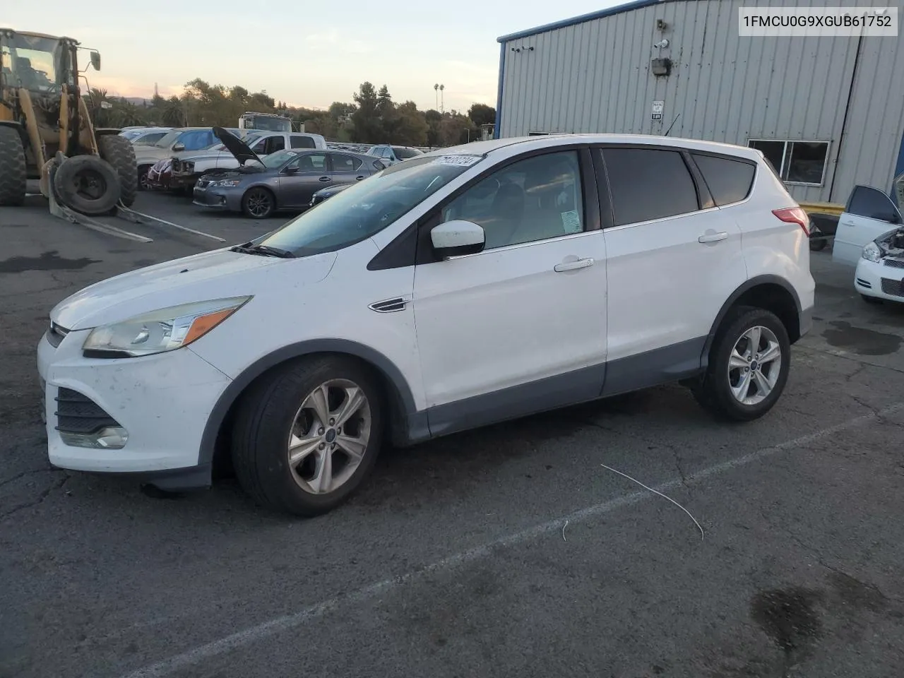 2016 Ford Escape Se VIN: 1FMCU0G9XGUB61752 Lot: 75438724