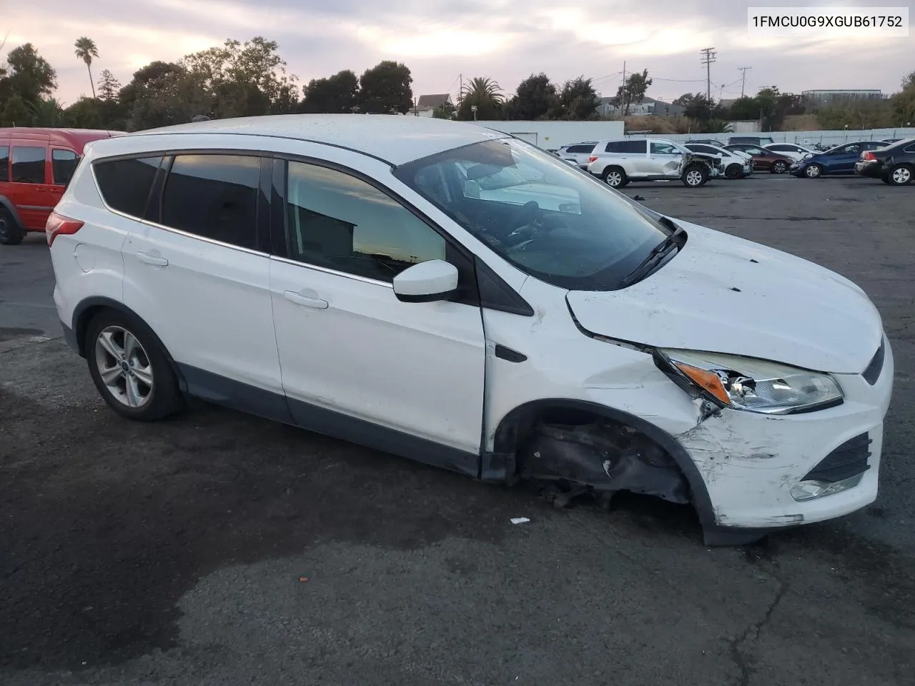 2016 Ford Escape Se VIN: 1FMCU0G9XGUB61752 Lot: 75438724