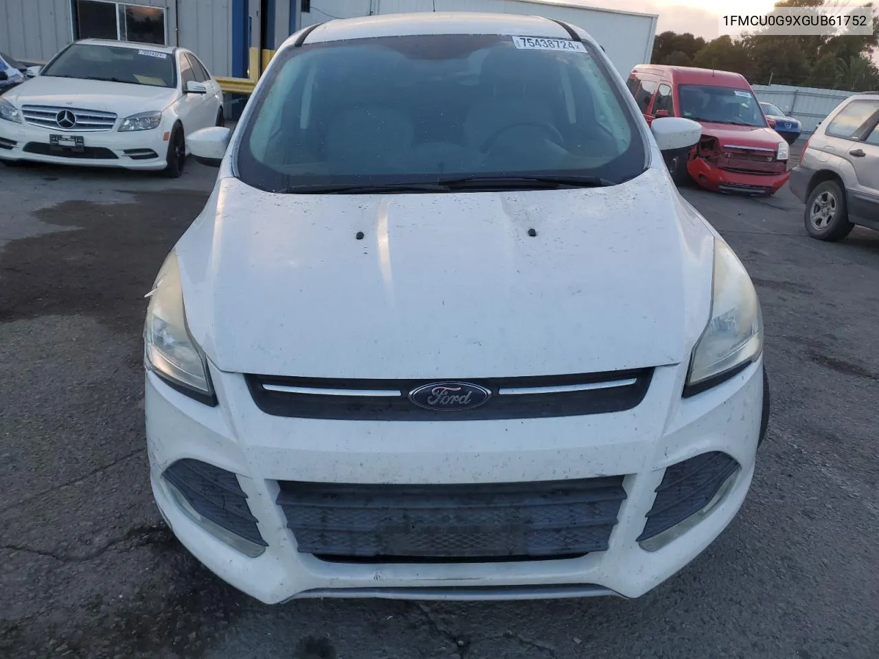 2016 Ford Escape Se VIN: 1FMCU0G9XGUB61752 Lot: 75438724