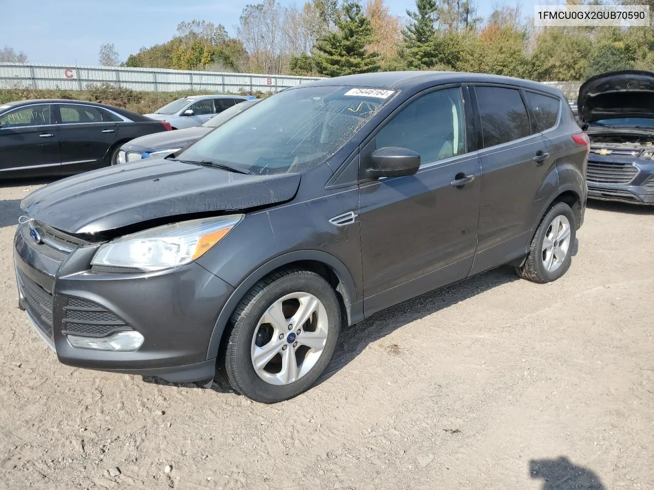 2016 Ford Escape Se VIN: 1FMCU0GX2GUB70590 Lot: 75446164