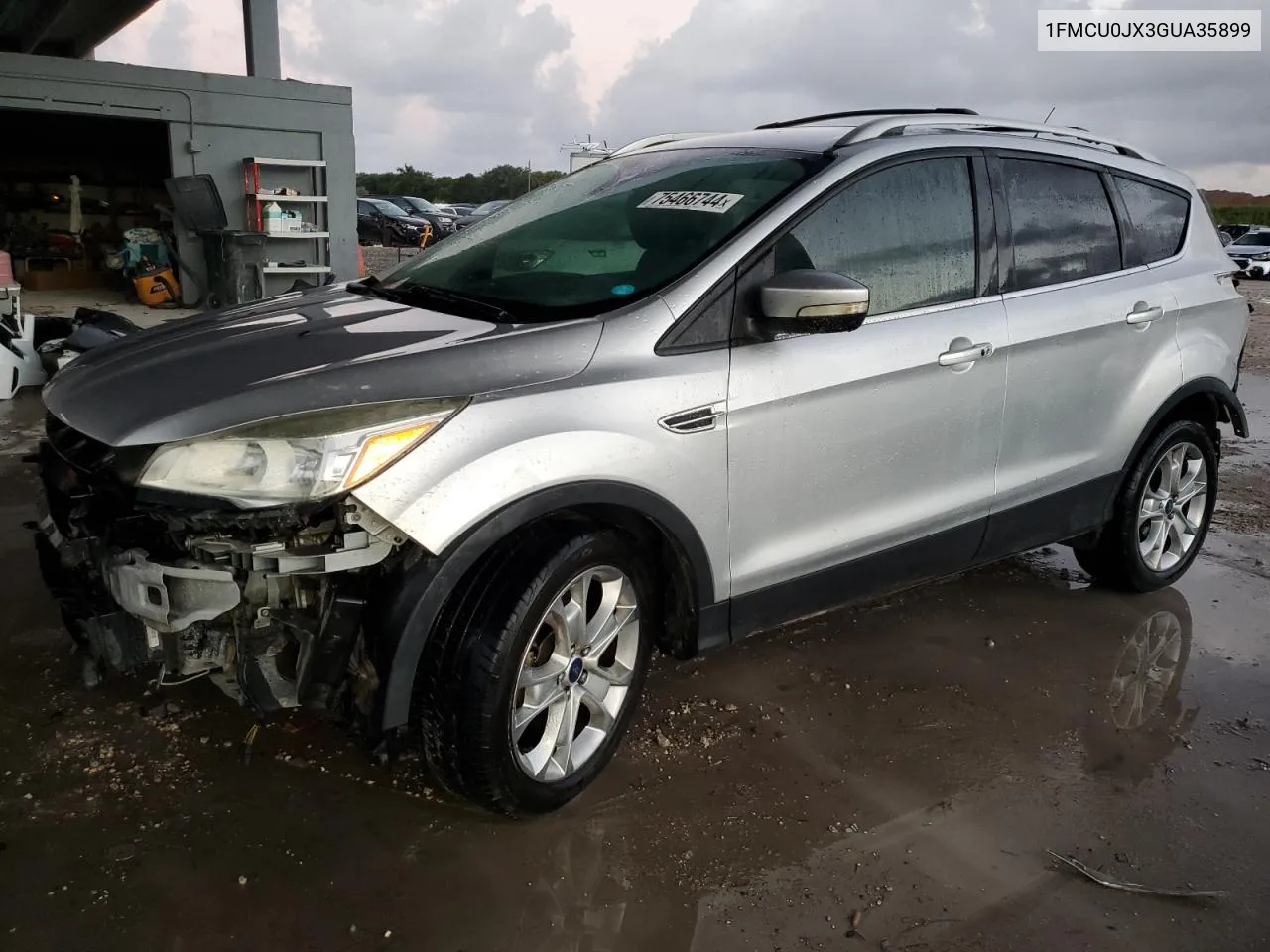 2016 Ford Escape Titanium VIN: 1FMCU0JX3GUA35899 Lot: 75466744