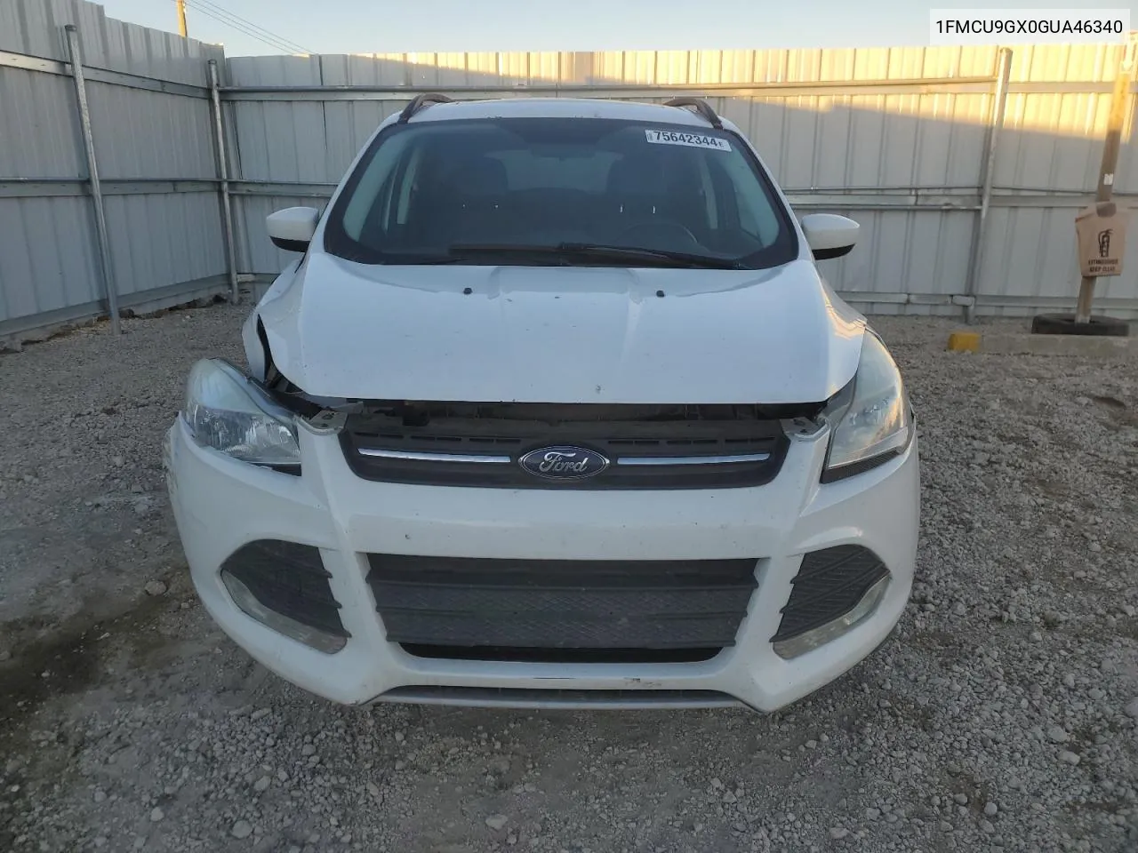 2016 Ford Escape Se VIN: 1FMCU9GX0GUA46340 Lot: 75642344