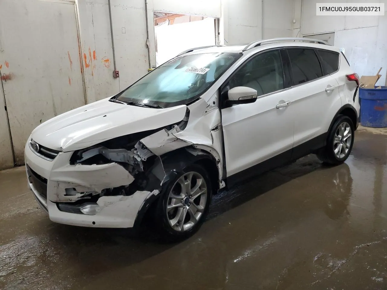 2016 Ford Escape Titanium VIN: 1FMCU0J95GUB03721 Lot: 75699214