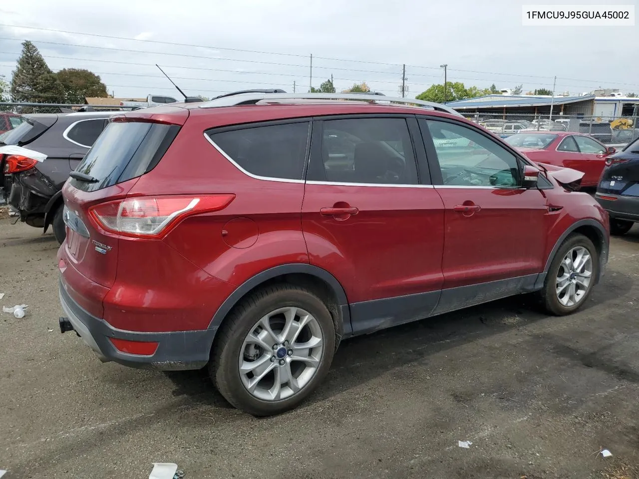 2016 Ford Escape Titanium VIN: 1FMCU9J95GUA45002 Lot: 75700184