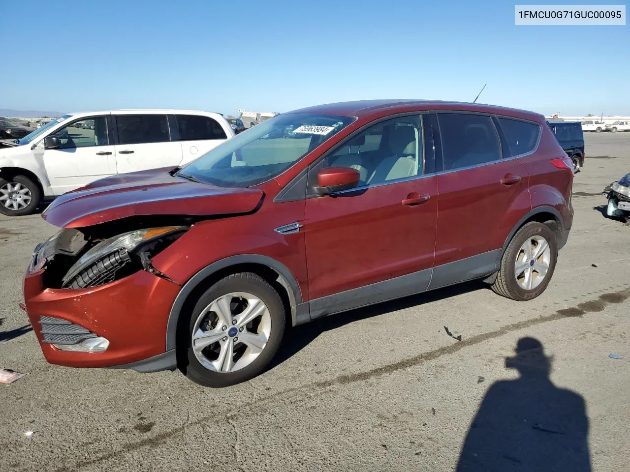 2016 Ford Escape Se VIN: 1FMCU0G71GUC00095 Lot: 75963984