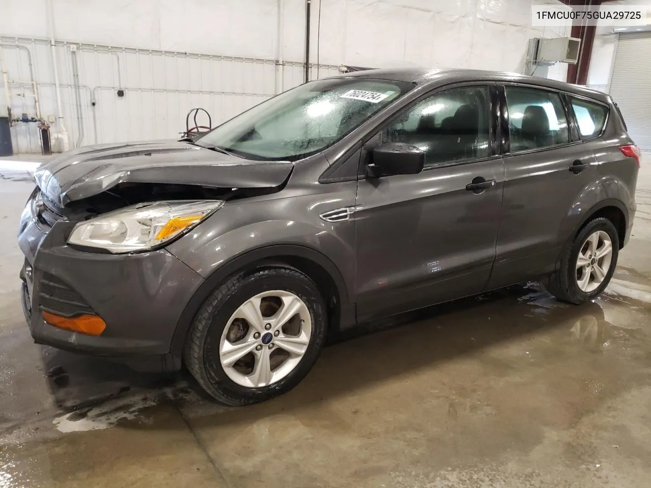 2016 Ford Escape S VIN: 1FMCU0F75GUA29725 Lot: 76024754