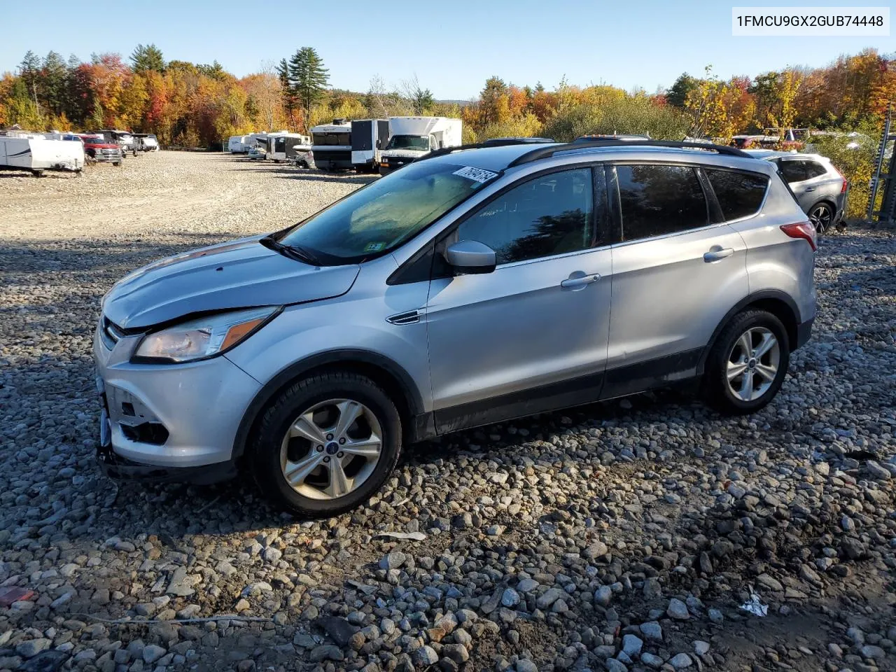 2016 Ford Escape Se VIN: 1FMCU9GX2GUB74448 Lot: 76046154