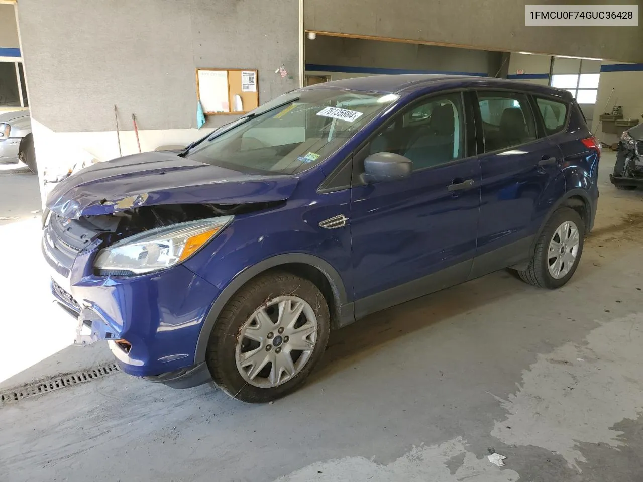 2016 Ford Escape S VIN: 1FMCU0F74GUC36428 Lot: 76135884