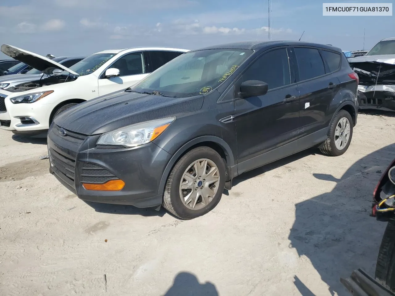 2016 Ford Escape S VIN: 1FMCU0F71GUA81370 Lot: 76192654