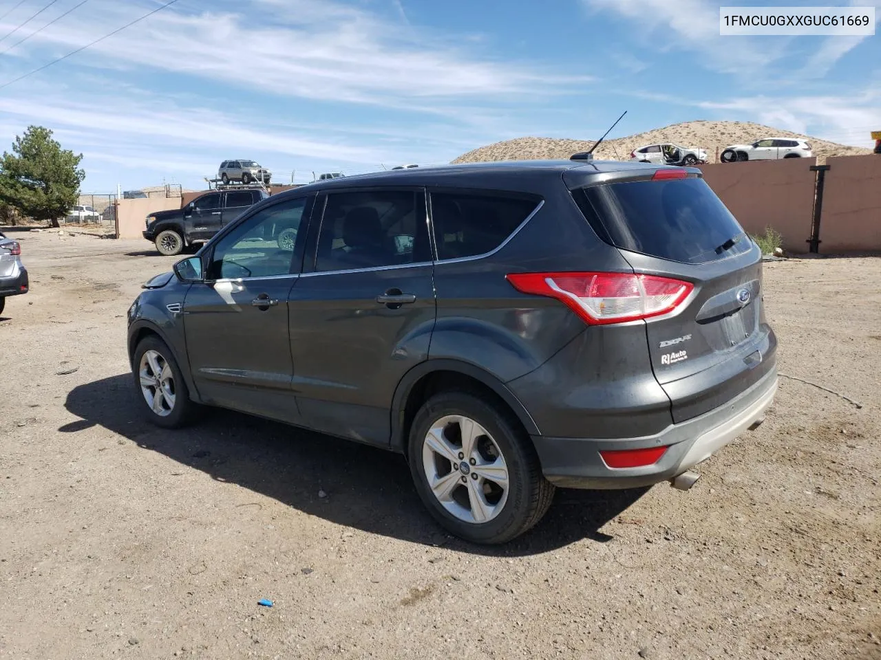 2016 Ford Escape Se VIN: 1FMCU0GXXGUC61669 Lot: 76260024