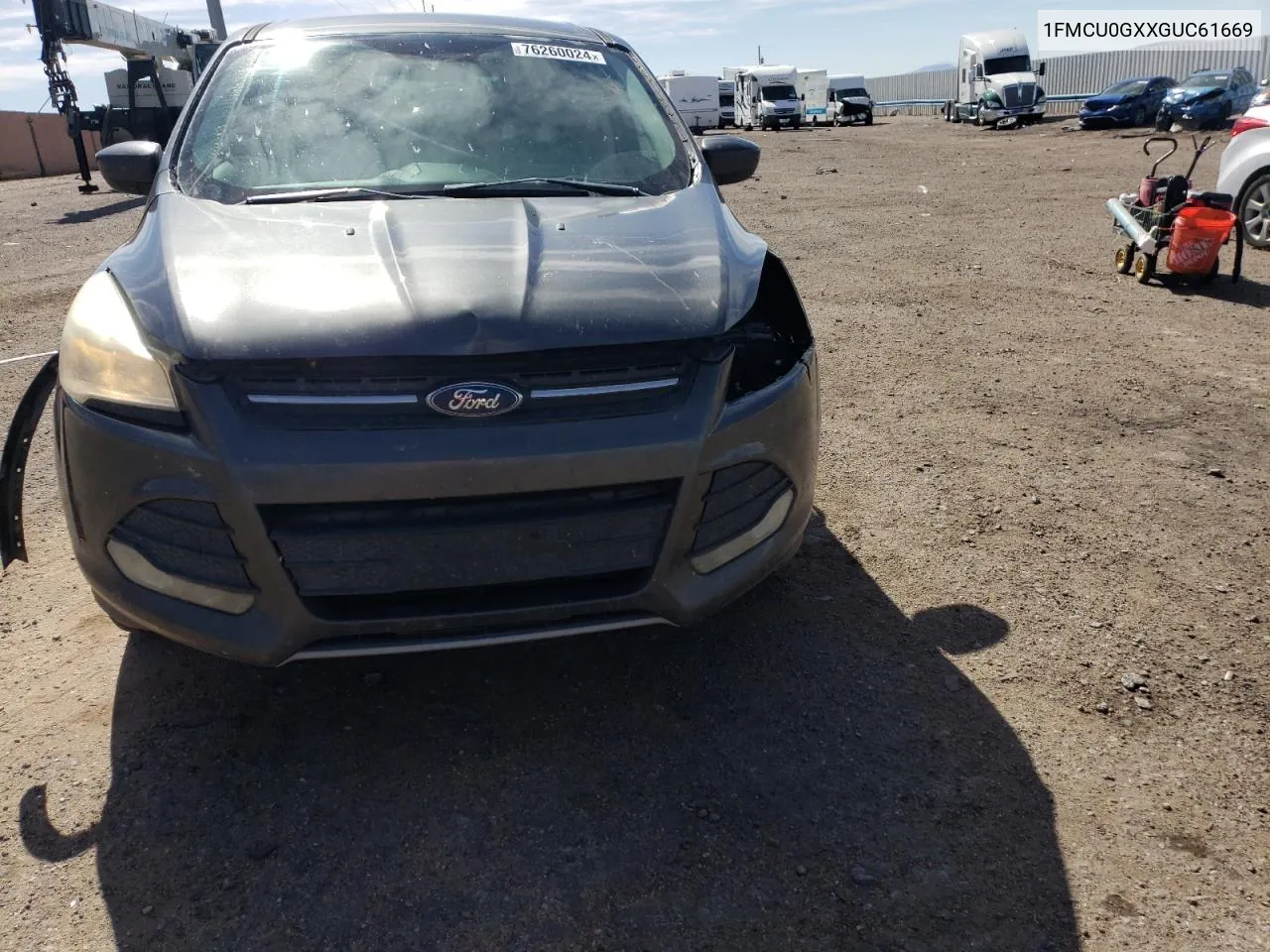 2016 Ford Escape Se VIN: 1FMCU0GXXGUC61669 Lot: 76260024