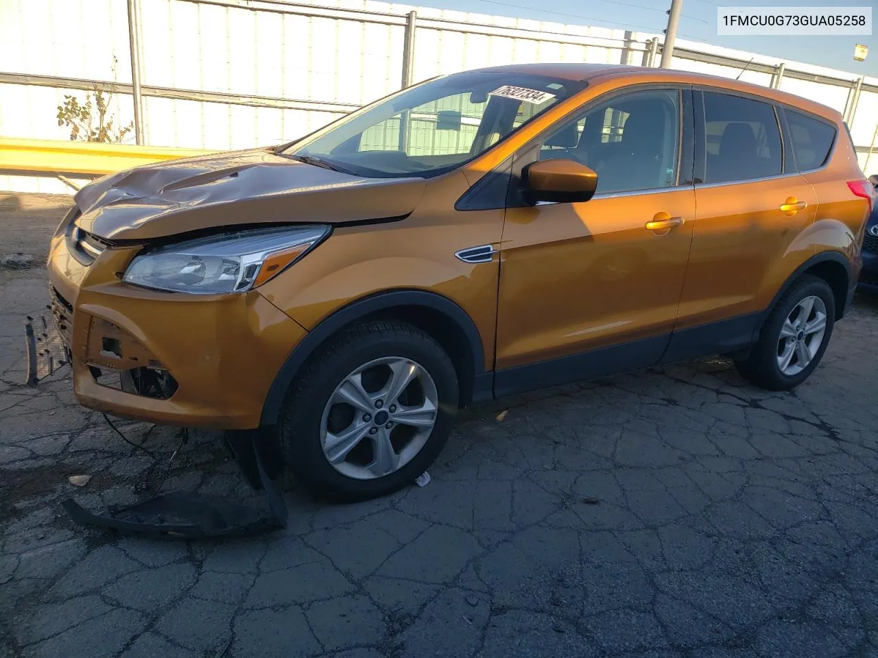 2016 Ford Escape Se VIN: 1FMCU0G73GUA05258 Lot: 76327334