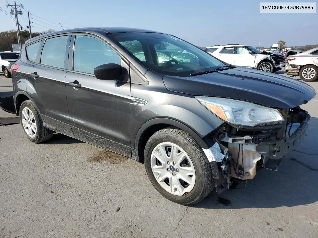 2016 Ford Escape S VIN: 1FMCU0F79GUB79885 Lot: 76359724