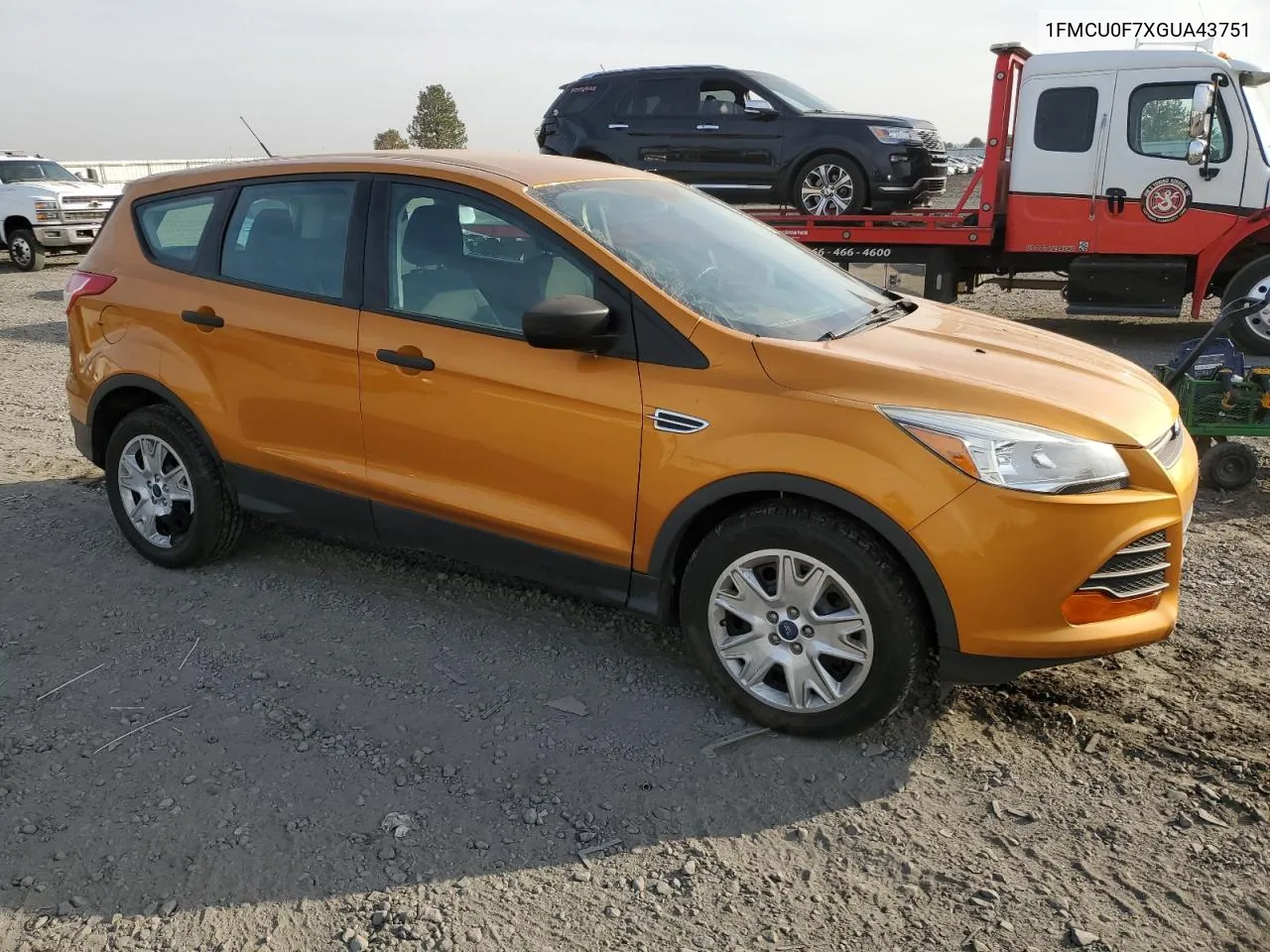 2016 Ford Escape S VIN: 1FMCU0F7XGUA43751 Lot: 76389614