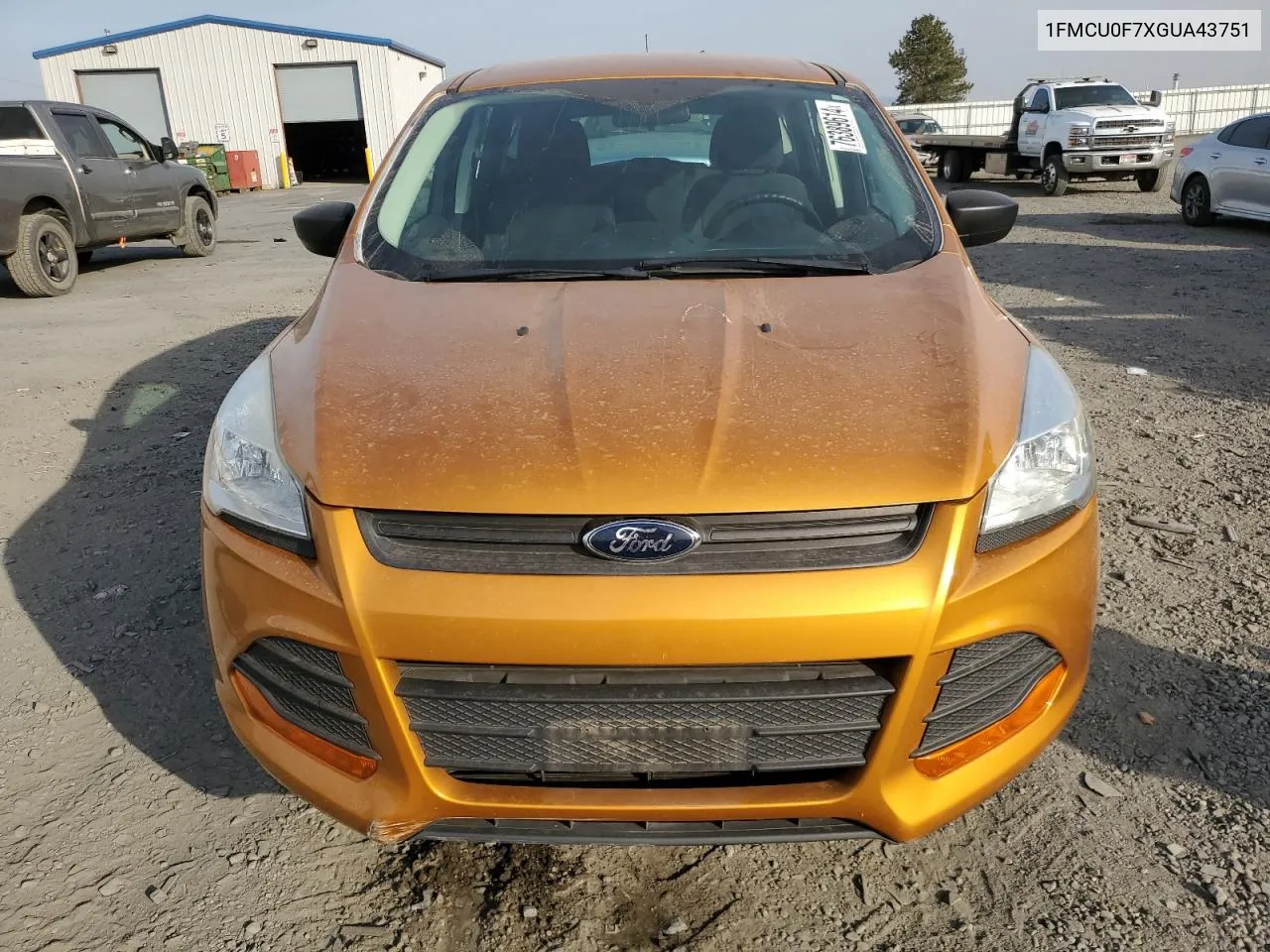 2016 Ford Escape S VIN: 1FMCU0F7XGUA43751 Lot: 76389614