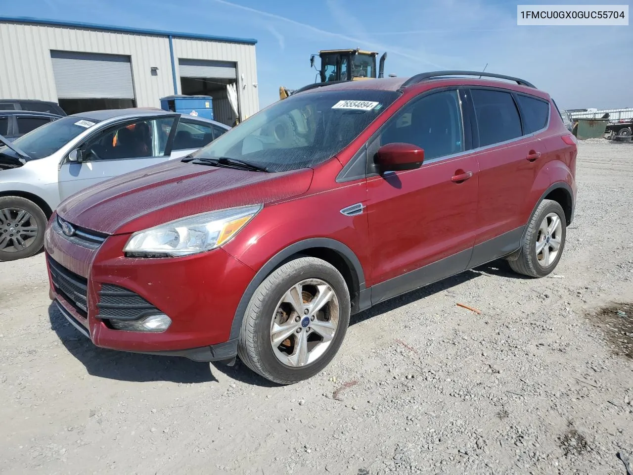 2016 Ford Escape Se VIN: 1FMCU0GX0GUC55704 Lot: 76554894