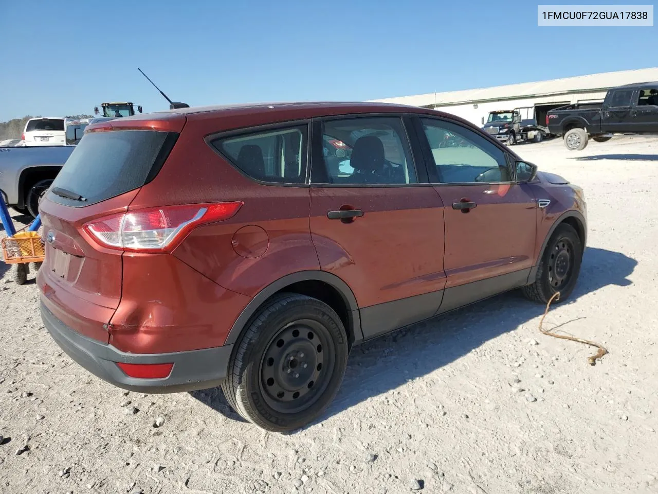 2016 Ford Escape S VIN: 1FMCU0F72GUA17838 Lot: 76740694