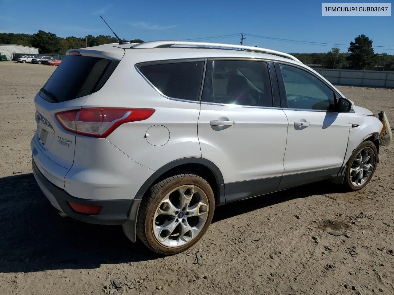 2016 Ford Escape Titanium VIN: 1FMCU0J91GUB03697 Lot: 76869524