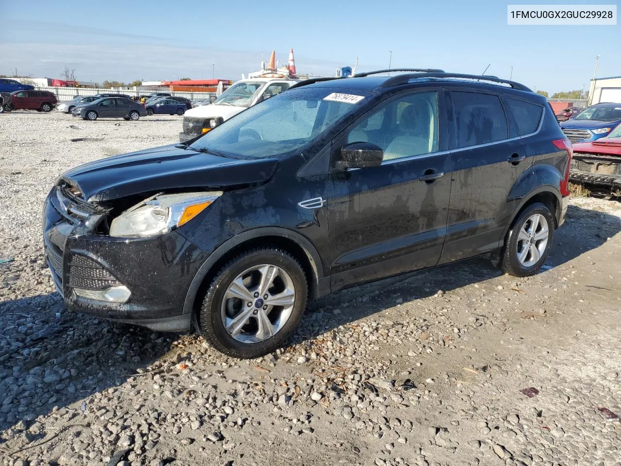 2016 Ford Escape Se VIN: 1FMCU0GX2GUC29928 Lot: 76879414