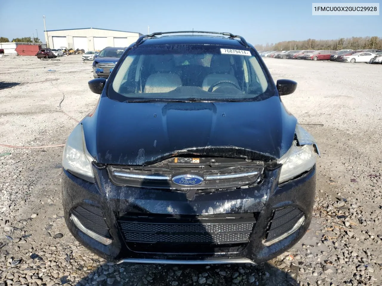 2016 Ford Escape Se VIN: 1FMCU0GX2GUC29928 Lot: 76879414